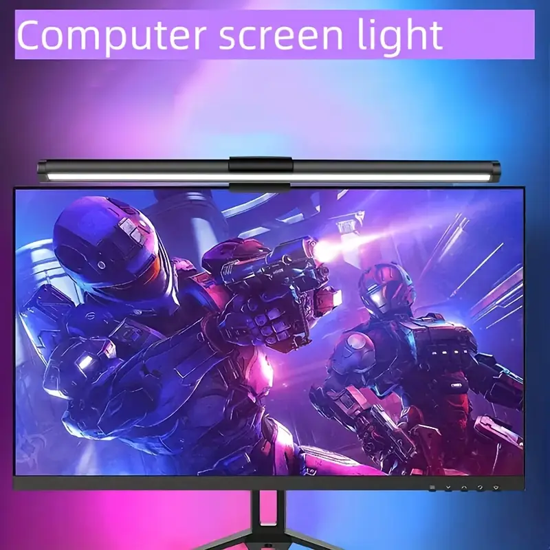 Esports Gaming Desk - 40CM RGB Atmosphere Table Lamp Computer