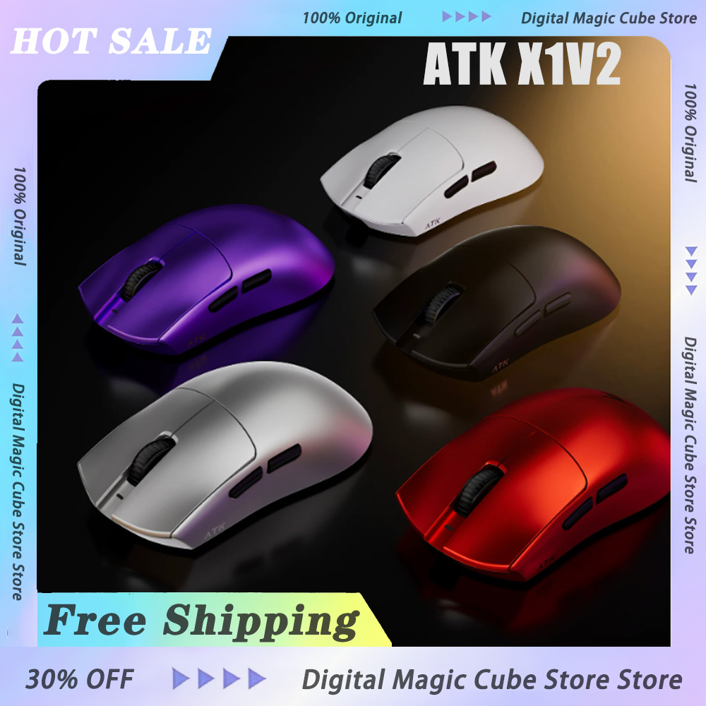 Mouse Gaming Esports - ATK Blazing Sky X1V2 Wireless 2Mode