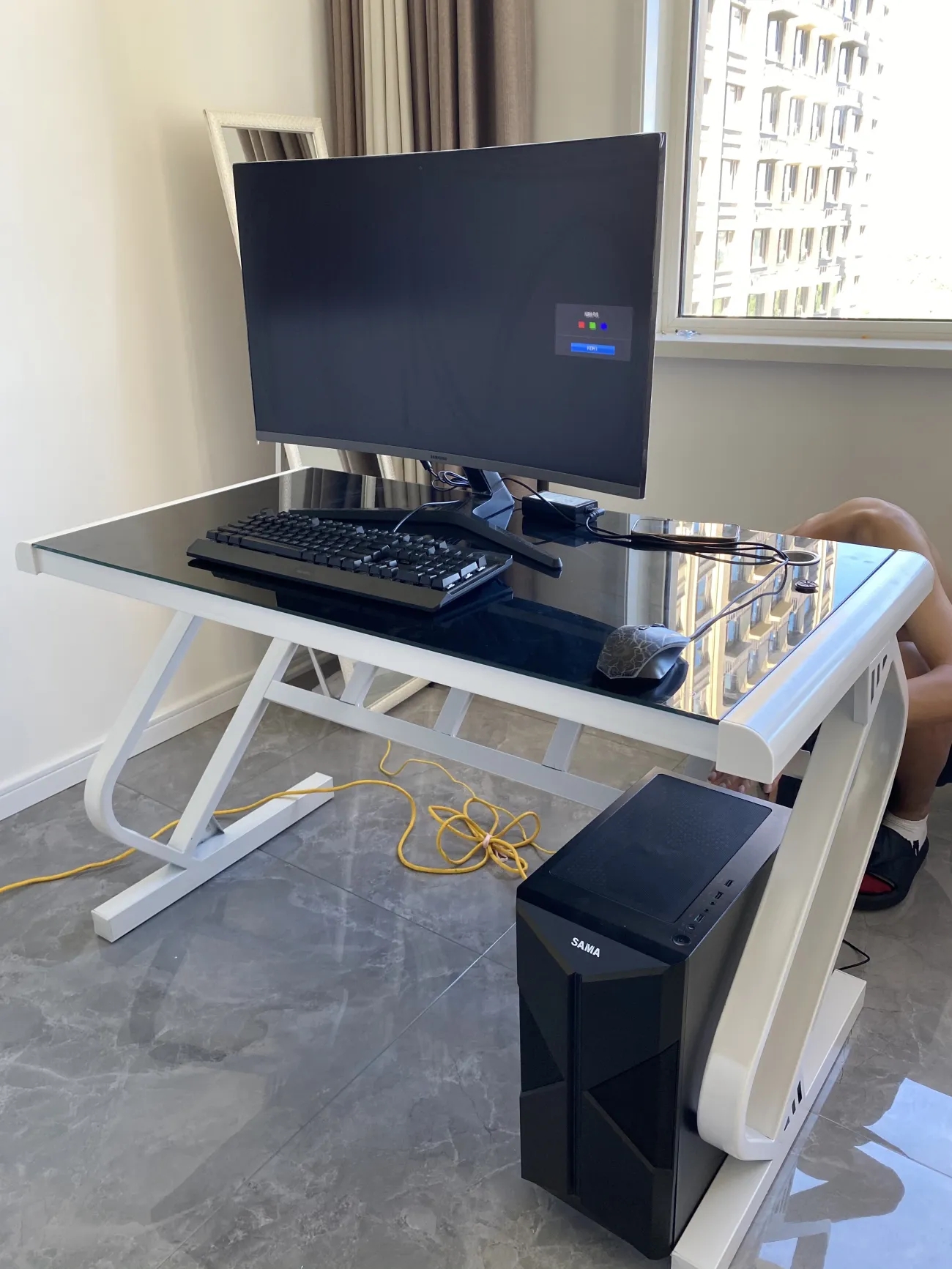 Computer Desk Home Live Gaming - Esports Gaming School บทวิจารณ์และราคา