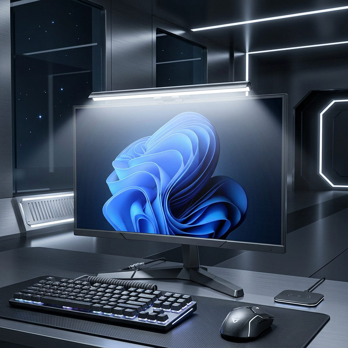 USB Powered LED Computer Scree - Esports Gaming Desk บทวิจารณ์และราคา