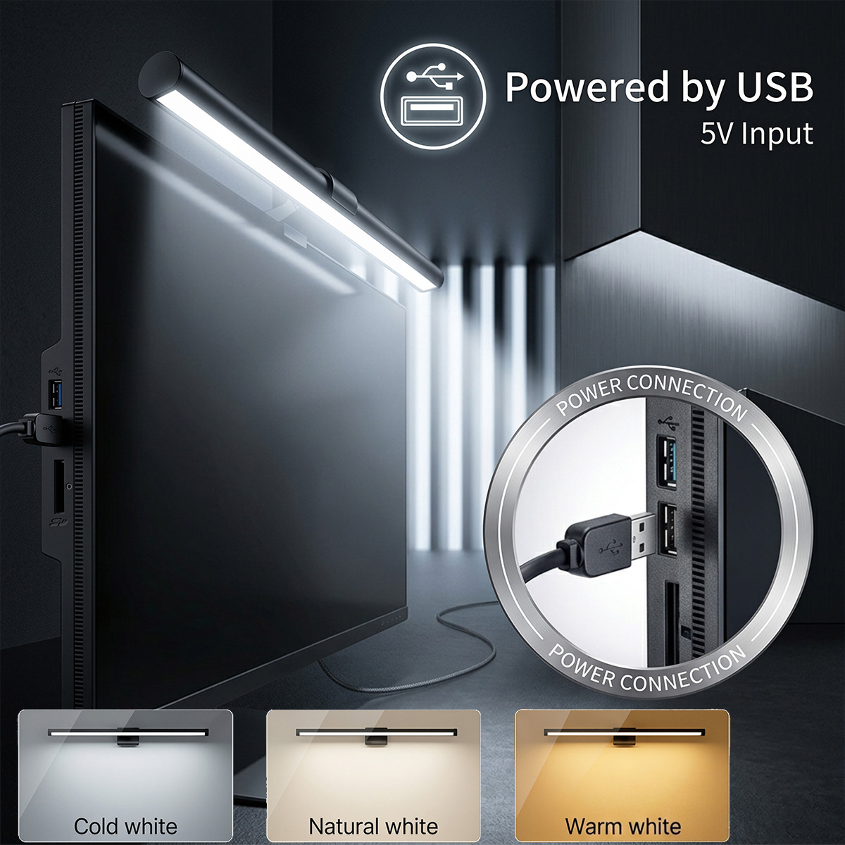 USB Powered LED Computer Scree - Esports Gaming Desk บทวิจารณ์และราคา