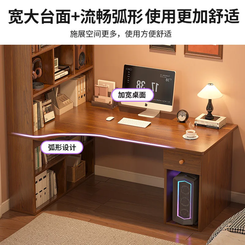 Large Computer Desk Bookshelf  - Esports Gaming School บทวิจารณ์และราคา