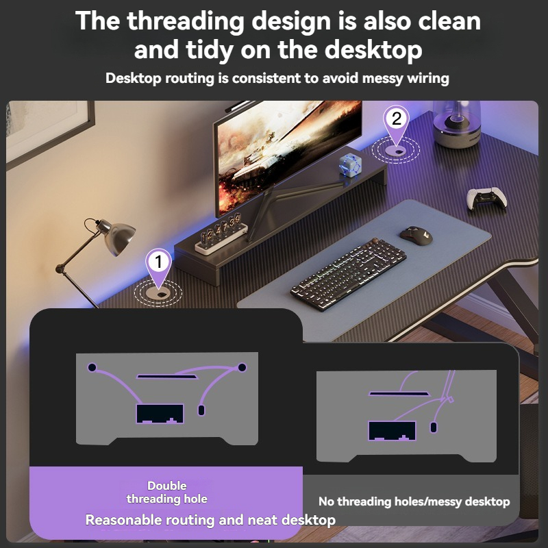 Computer desk, home desk, stud - Esports Gaming School บทวิจารณ์และราคา