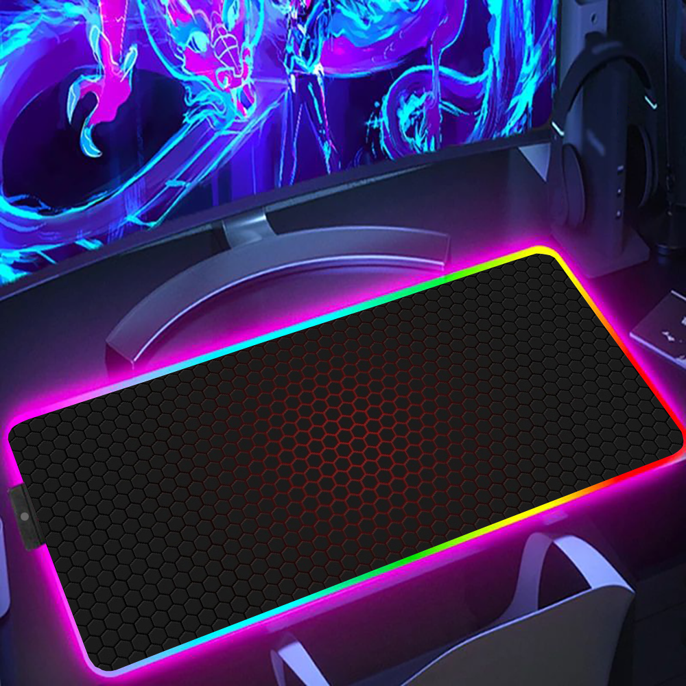 LED Lighting RGB Mouse Pad E-s - Esports Gaming Laptop บทวิจารณ์และราคา