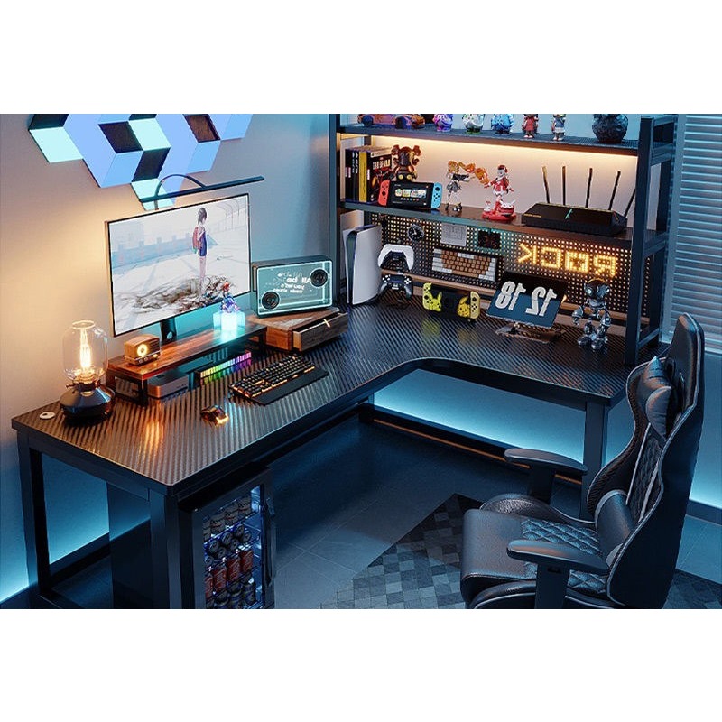 L Shaped Corner Computer Gamin - Esports Gaming School บทวิจารณ์และราคา