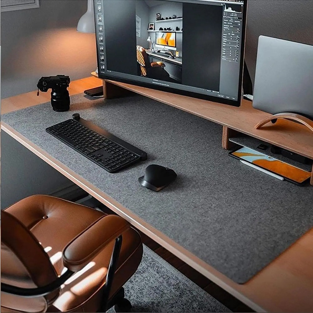 Felt Desk Mat Computer Mat for - Esports Gaming Desk บทวิจารณ์และราคา
