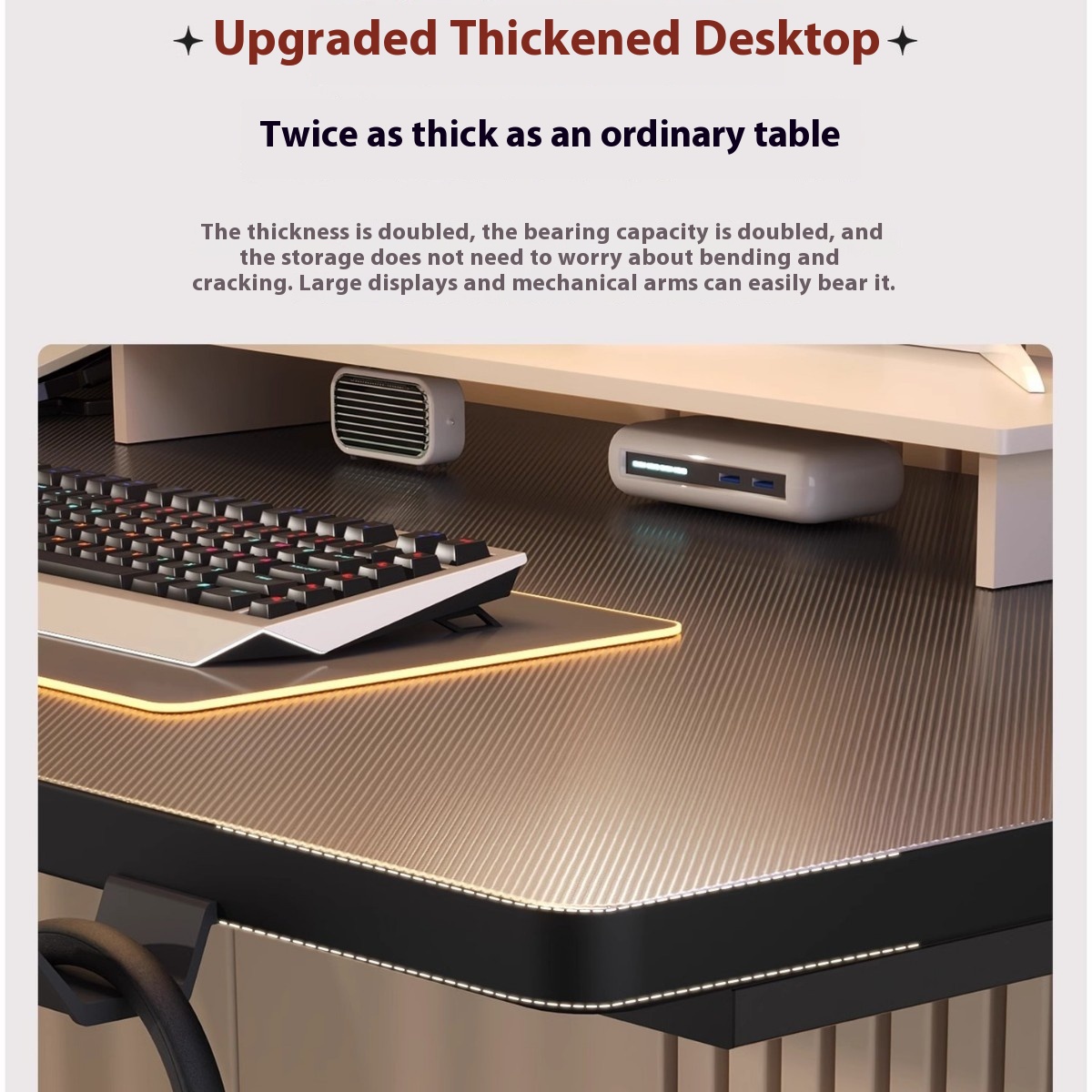 Home Office Computer Desk Smar - Esports Gaming School บทวิจารณ์และราคา