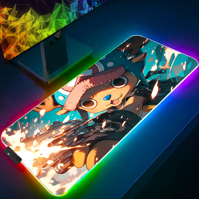 RGB Mouse Pad one piece Tony T - Mouse Gaming Esports บทวิจารณ์และราคา