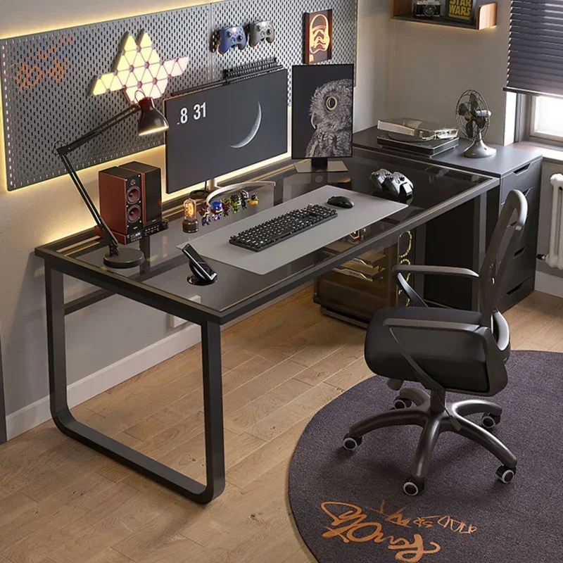 Computer Desks Tempered Glass  - Esports Gaming School บทวิจารณ์และราคา