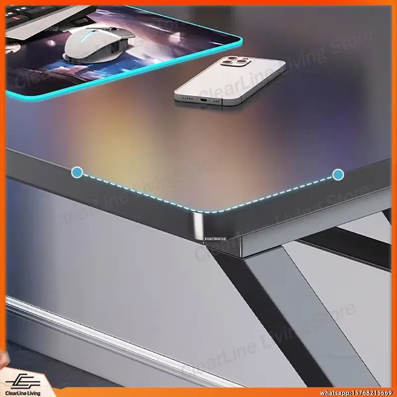 Double Computer Desk Long Gami - Esports Gaming School บทวิจารณ์และราคา