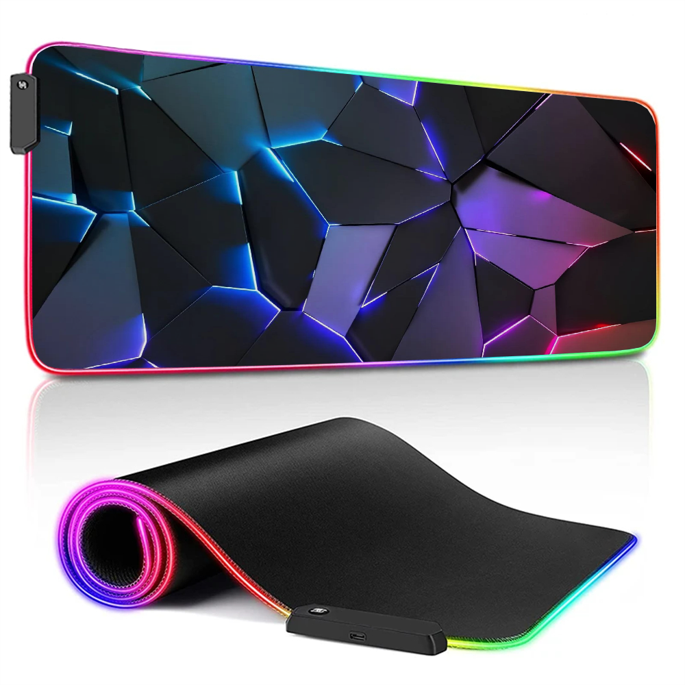 LED Lighting RGB Mouse Pad E-s - Esports Gaming Laptop บทวิจารณ์และราคา